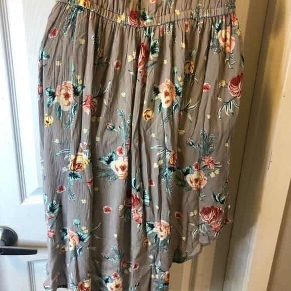 Torrid Floral Crinkled Gauze Tunic Size 00 Medium Large - Picture 9 of 11